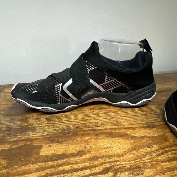 Jambu Shoes Womens 8 Black Oklahoma Vegan Criss Cross hook and Loop Closure - Picture 4 of 10